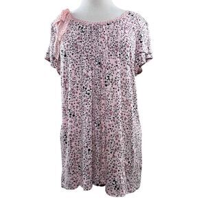 Disney Luxe Collection Women's XL Graphic Print Nightgown Multicolor